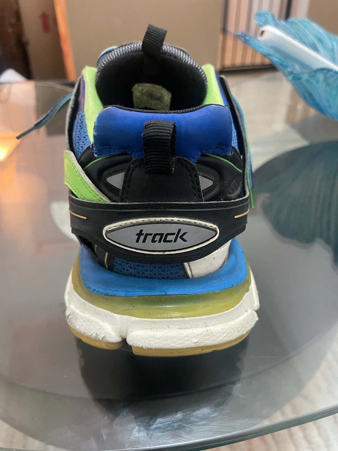 Balenciaga Track Sneakers Blue Green - photo 3