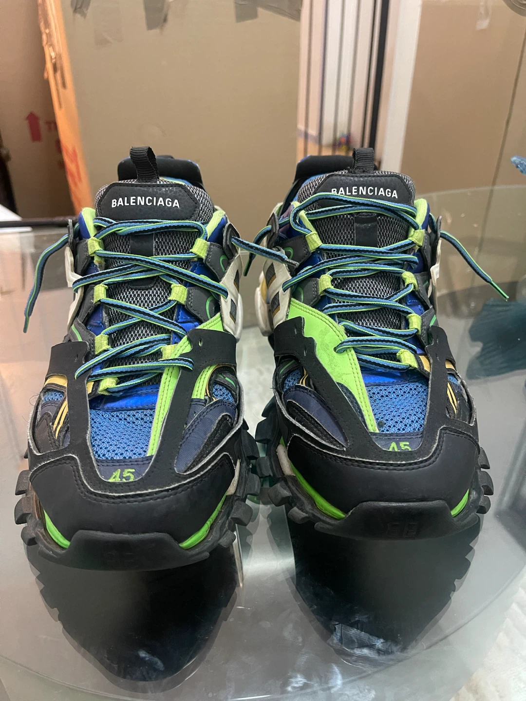 Balenciaga Track Sneakers Blue Green - photo 5