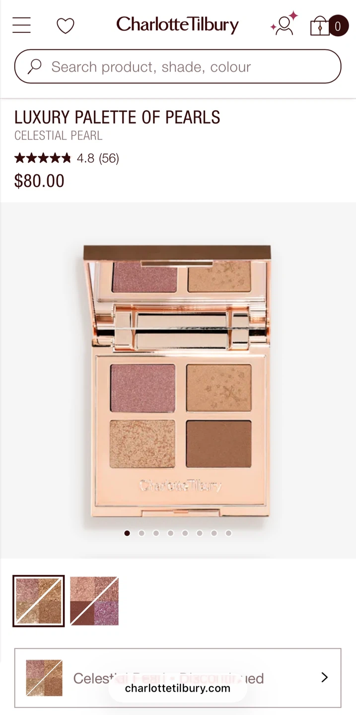Charlotte Tilbury Luxury Palette of Pearls - Celestial Pearl - photo 5