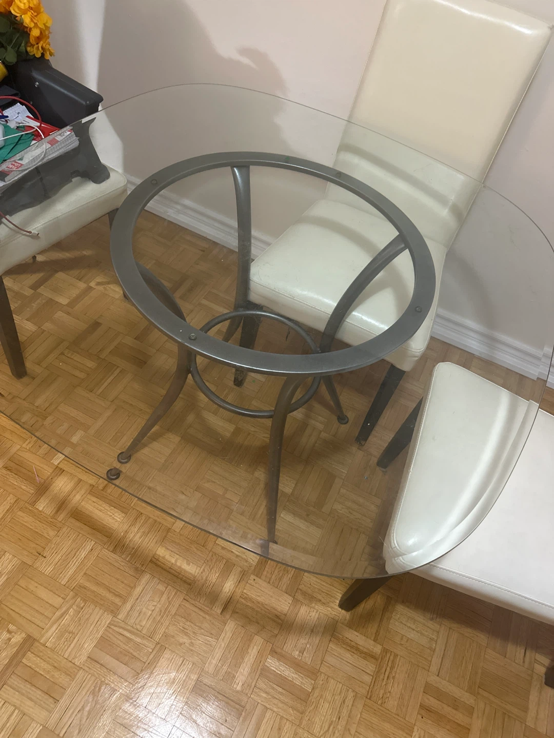Glass Top Dining Table - photo 2