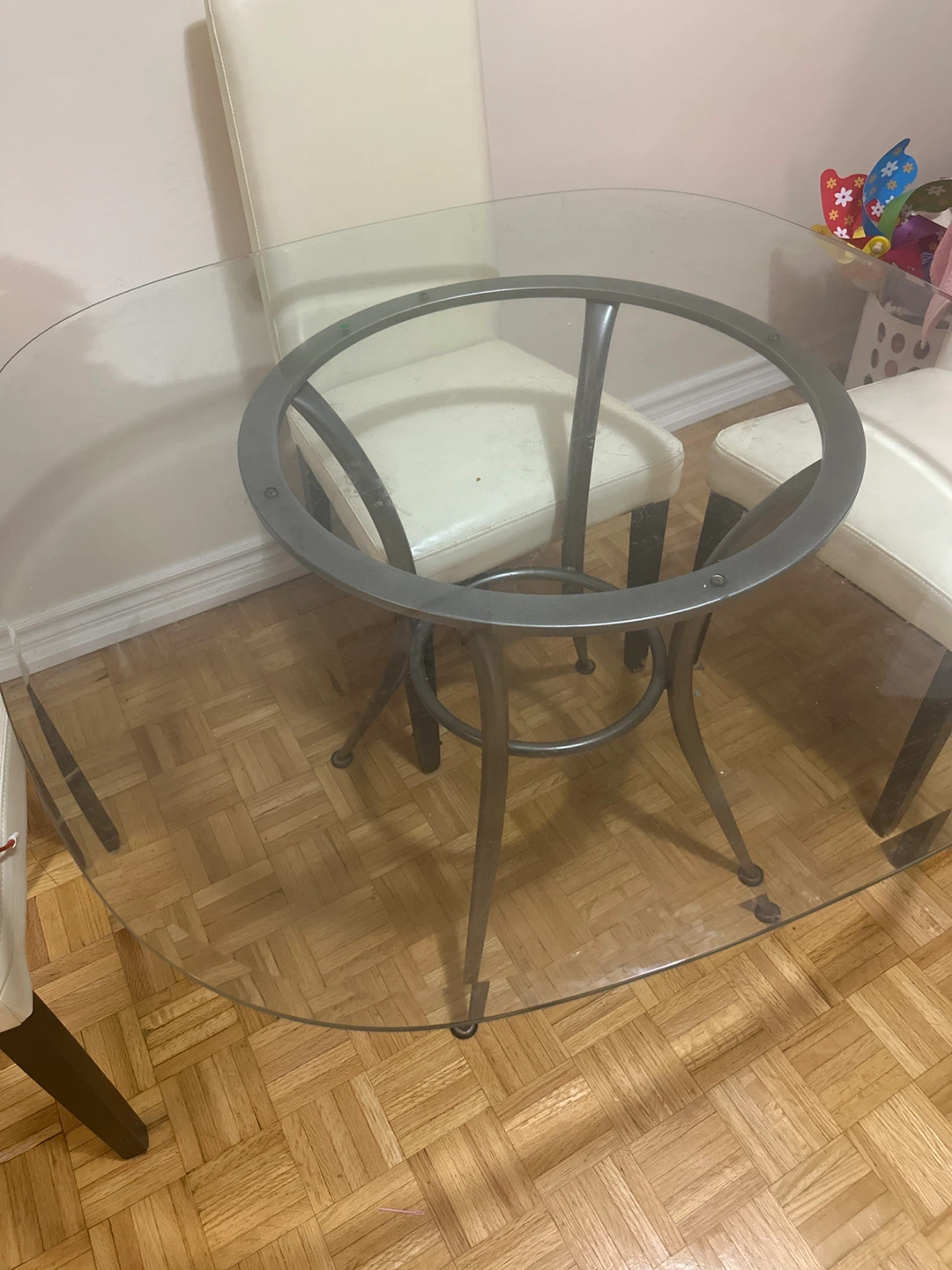 Glass Top Dining Table - photo 3