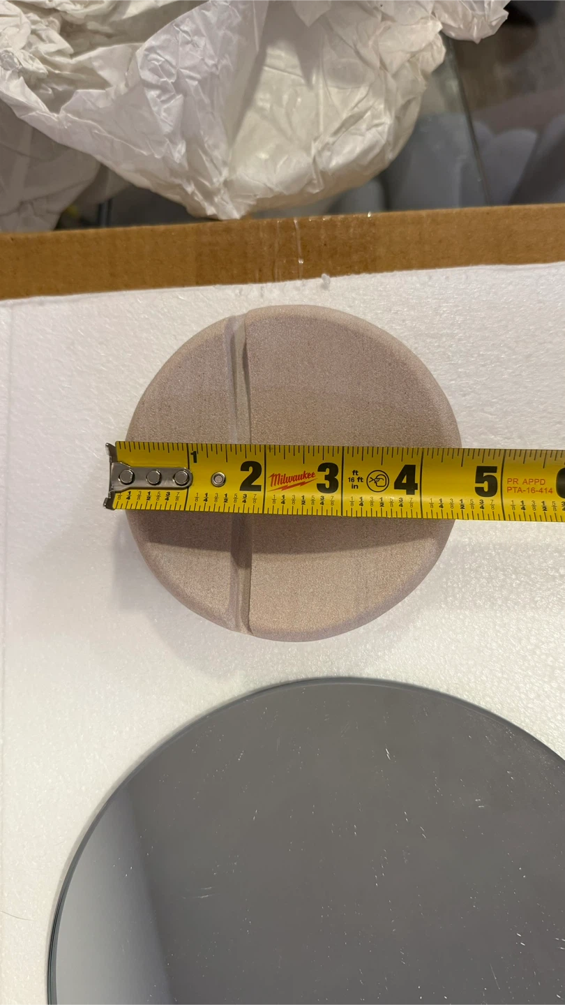 NEW Tabletop Mirror with Ceramic Base - photo 3