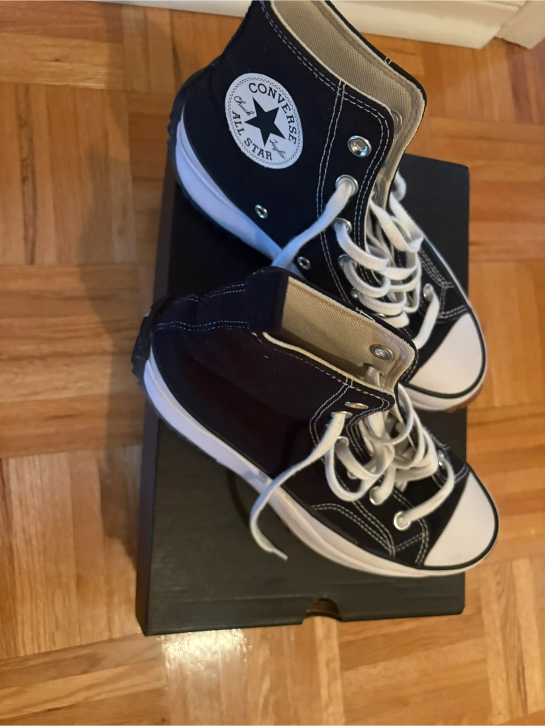Converse Run Star Hike Hi Black/White - photo 2