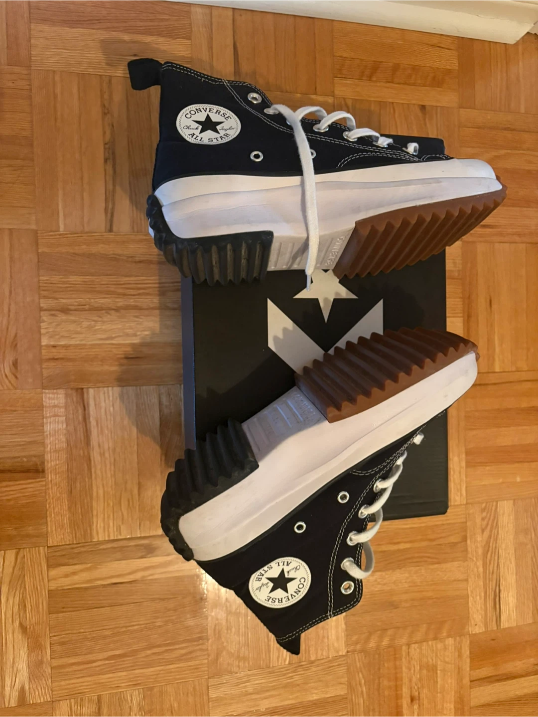Converse Run Star Hike Hi Black/White - photo 4
