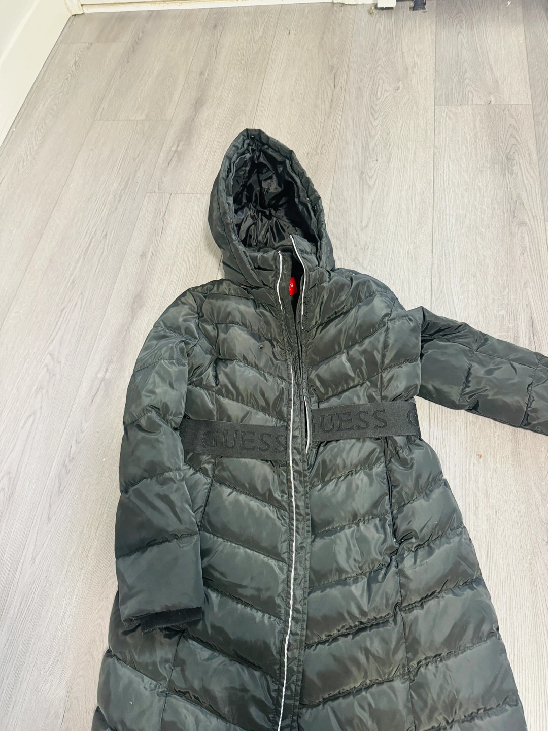 Guess Black Puffer Coat
