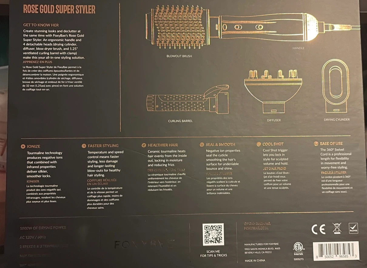 FoxyBae Rose Gold Super Styler 4-in-1 Set - photo 4