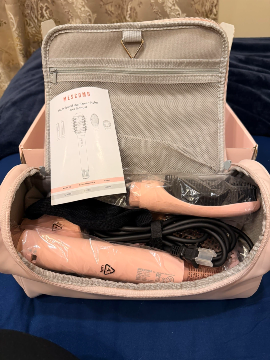 MESCOMB Hot Air Styler Hair Dryer Brush Kit - photo 2