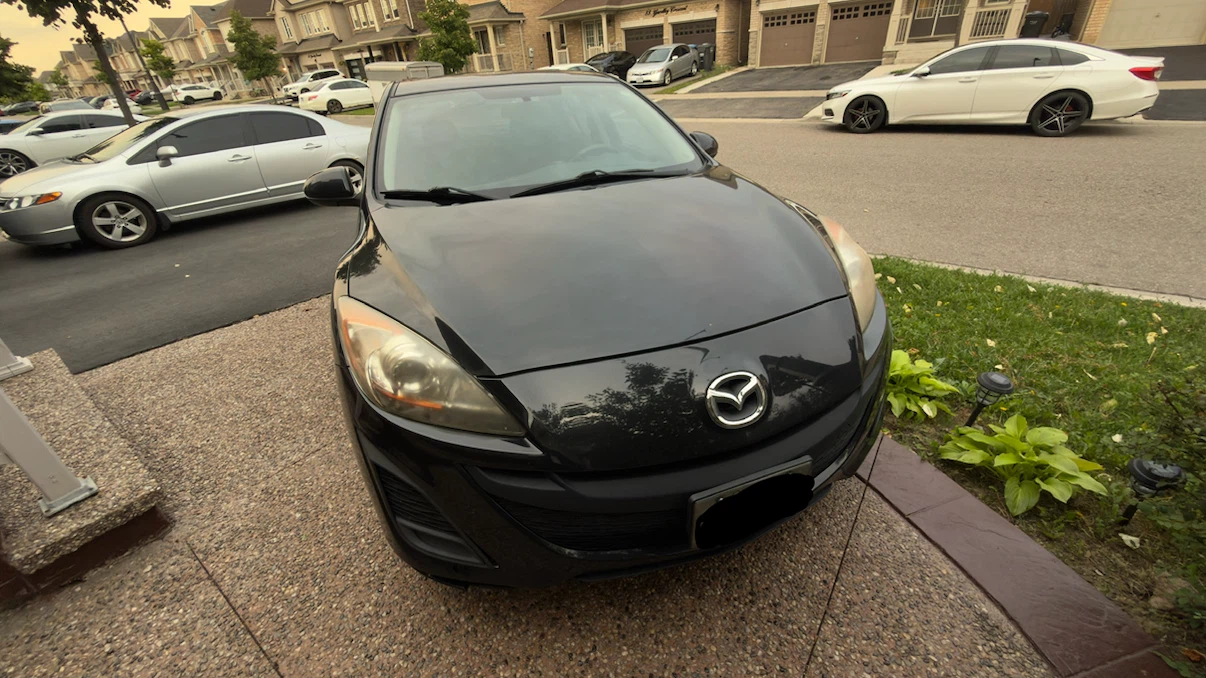 Black Mazda3 Sedan