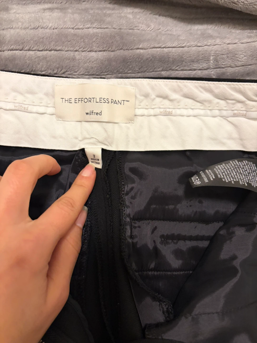 Aritzia Wilfred The Effortless Pant Black Size 2 - photo 3