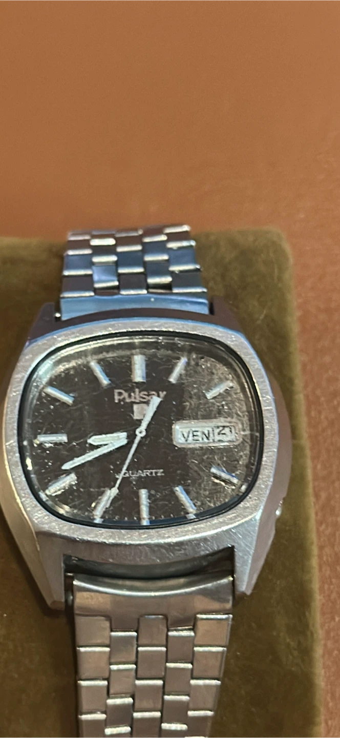 Pulsar Quartz Stainless Steel Watch