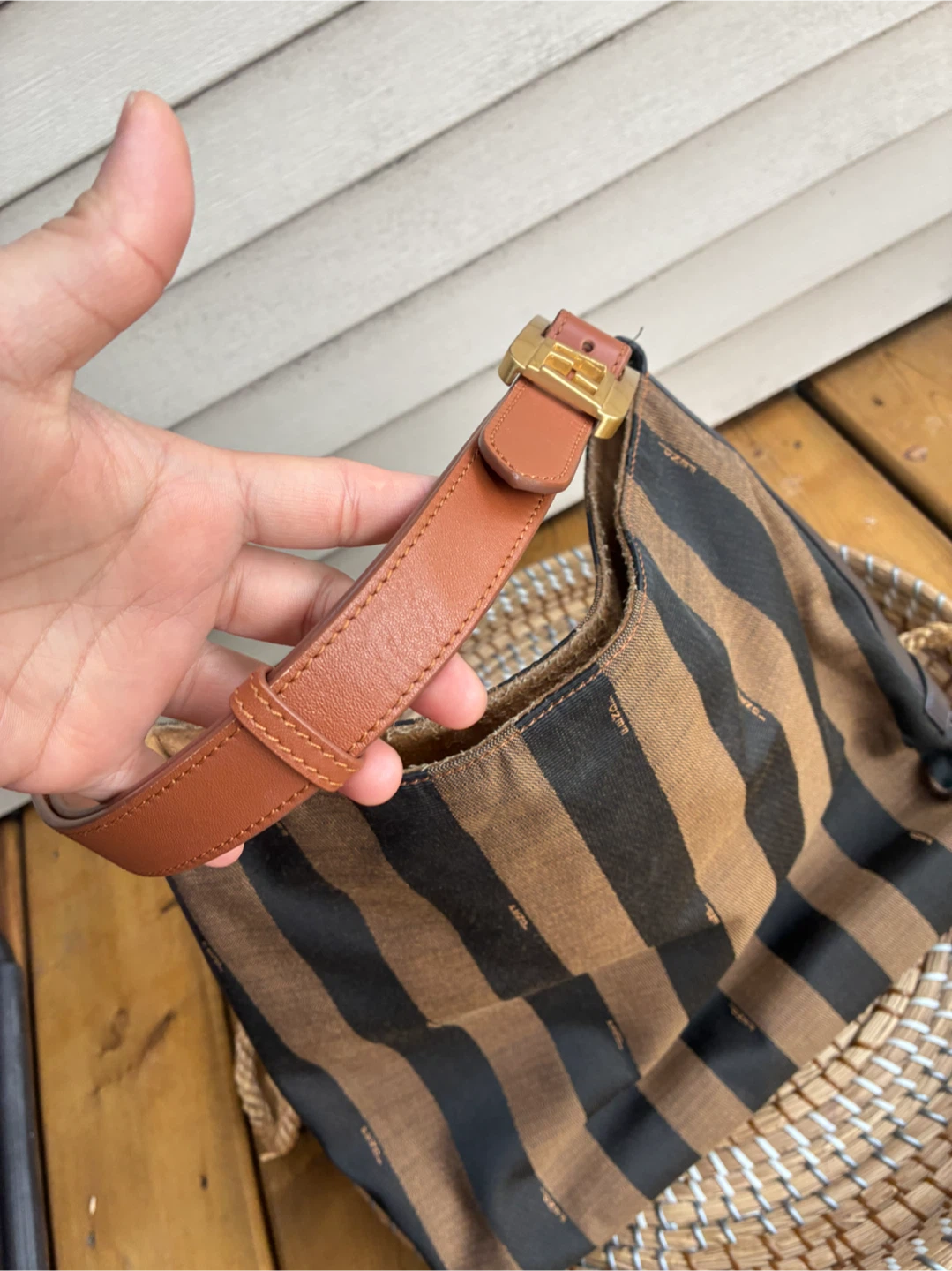 Vintage fendi shoulder hobo bag - photo 4