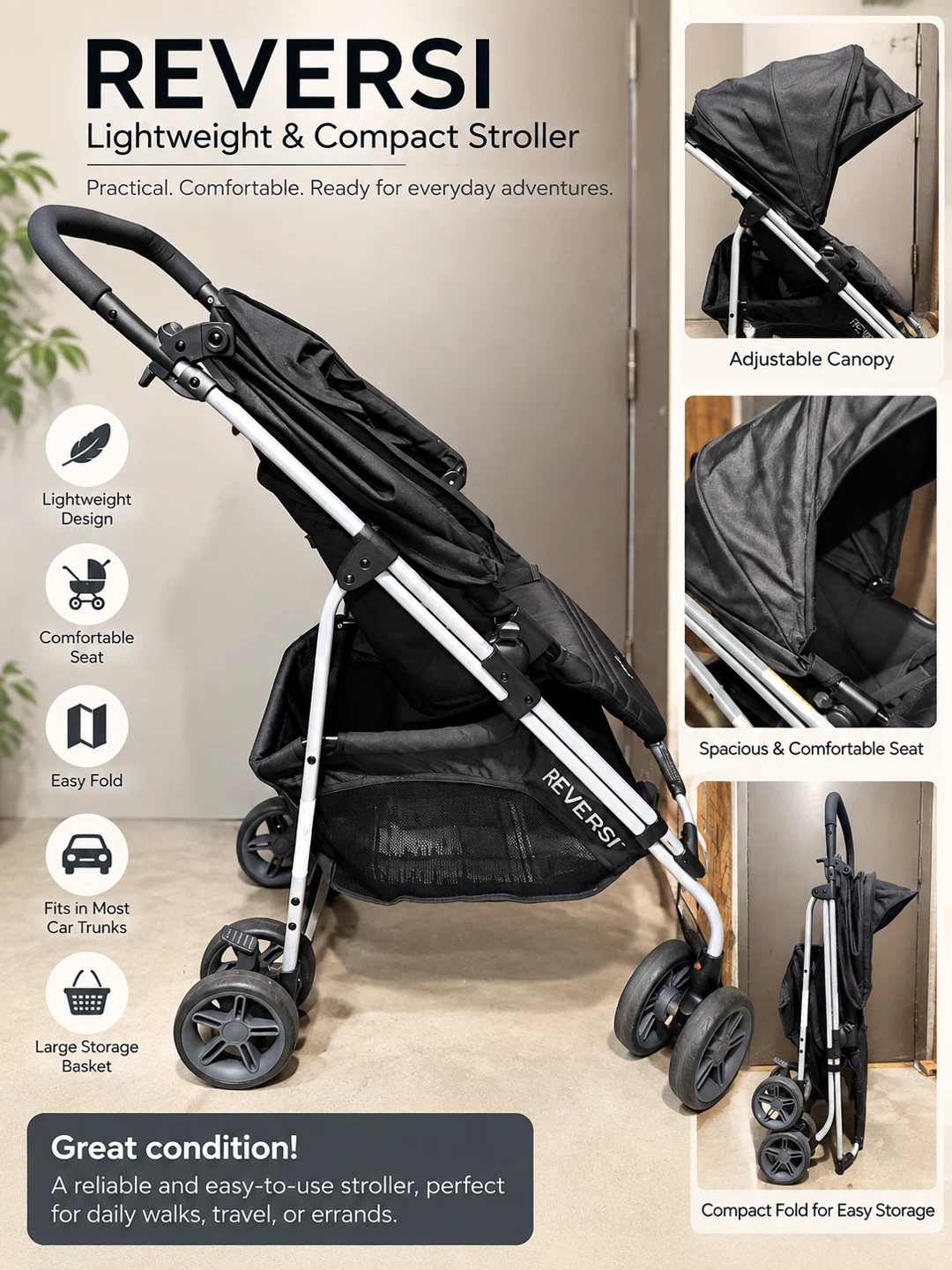 Evenflo Reversi Lightweight Stroller