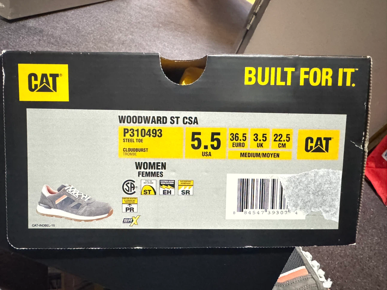 CAT Woodward ST CSA Women's Work Shoes, Size 5.5 - photo 3