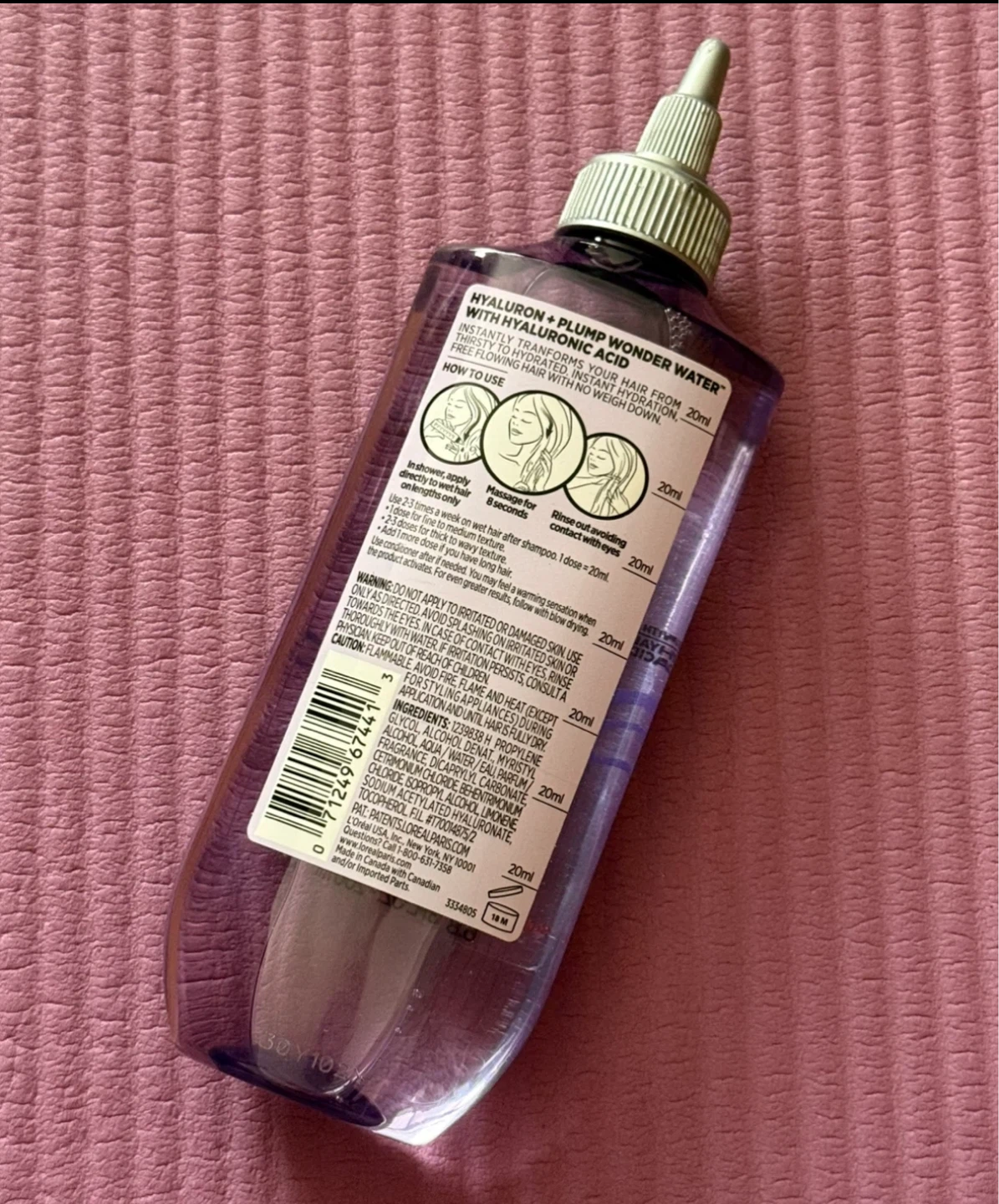 NEW✨L'Oreal Elvive Hyaluron + Plump Wonder Water - photo 2
