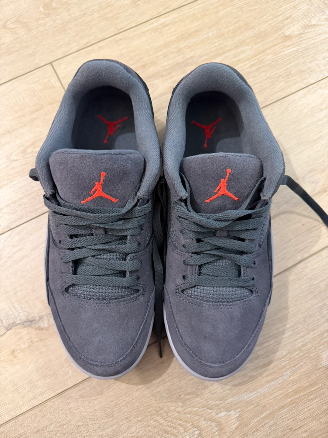 Jordan Flight Origin 4 Grey/Red Shoes Size 10 US