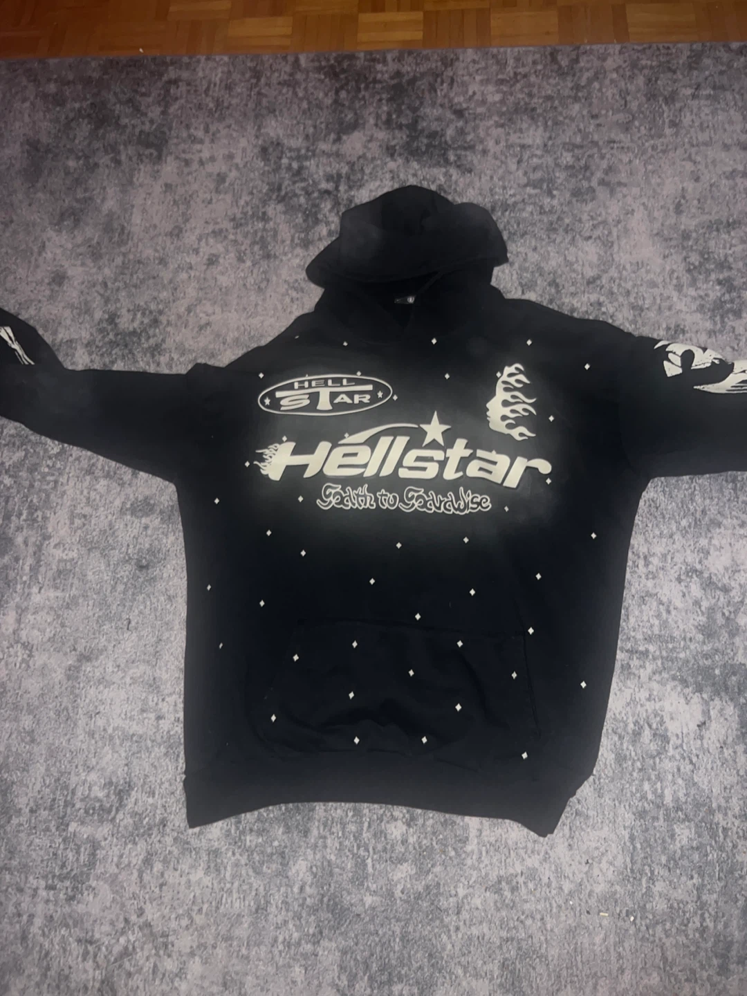 Hellstar Hoodie Black