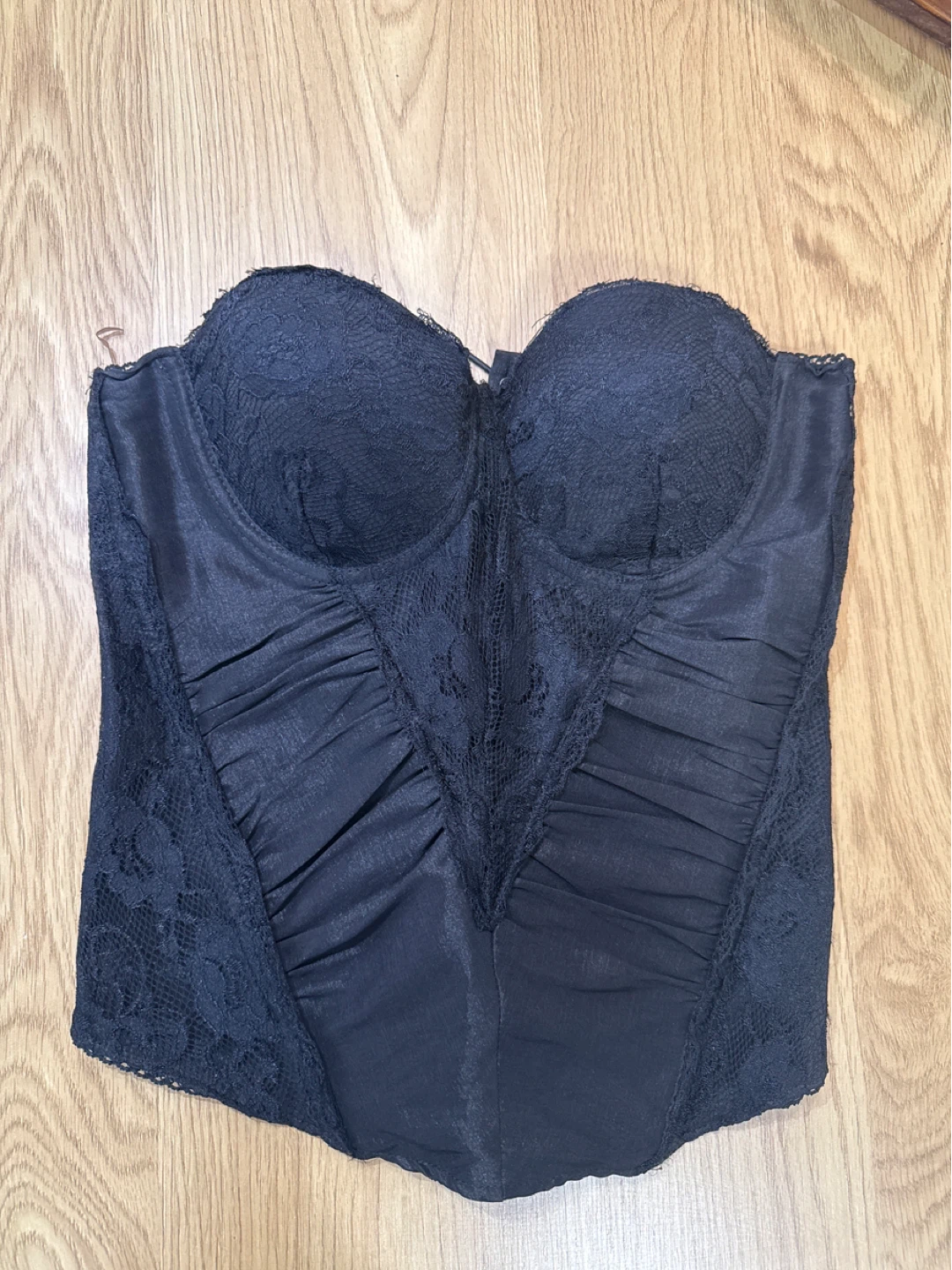 Seductive Corset Top - Lace Bust, Adjustable Fit