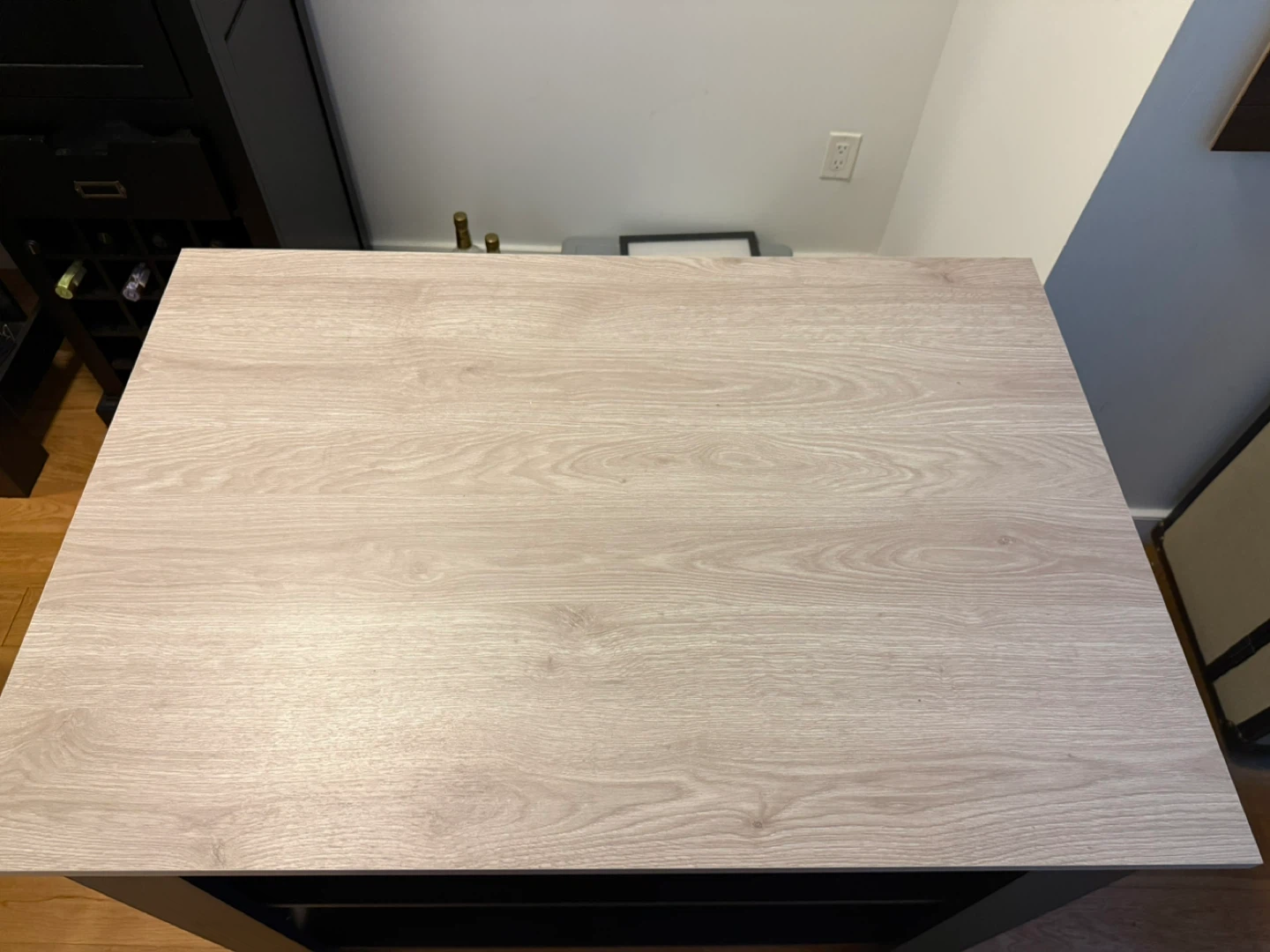 Wood Kitchen Island Table with Storage - photo 3