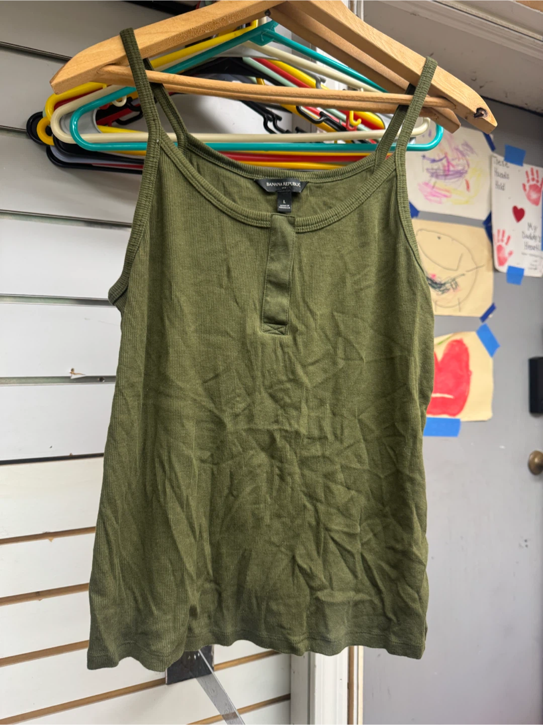 Banana Republic Olive Green Tank Top