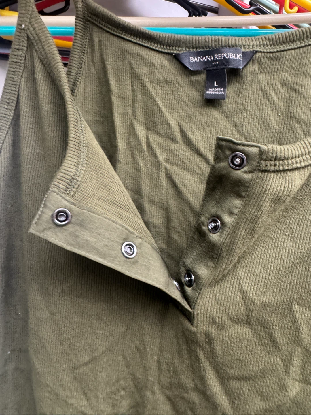 Banana Republic Olive Green Tank Top - photo 3