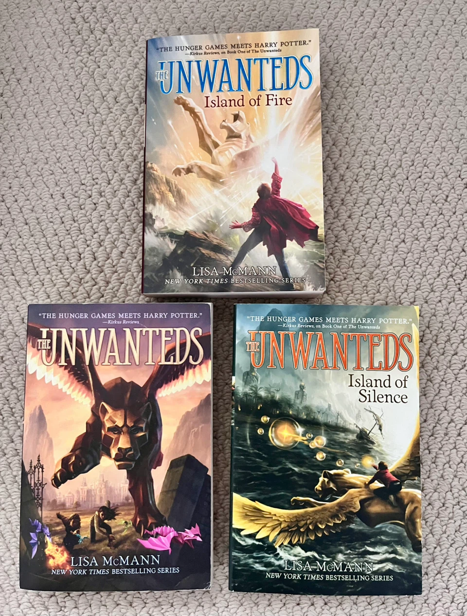The Unwanteds Series by Lisa McMann - 3 Books