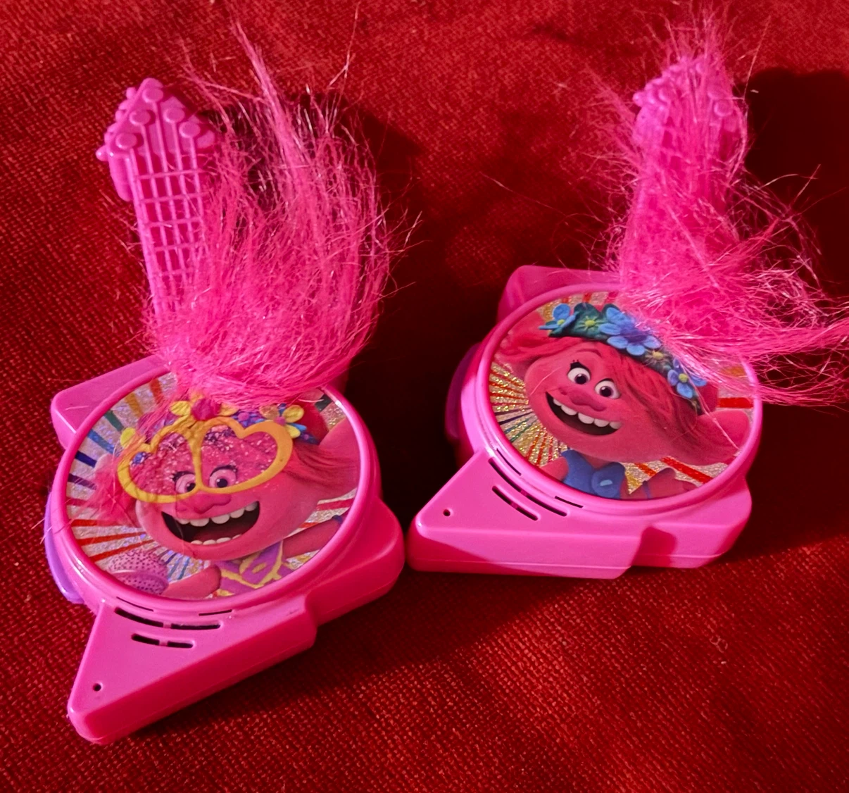 2 Trolls Movie Toy Guitar Walkie Talkies
