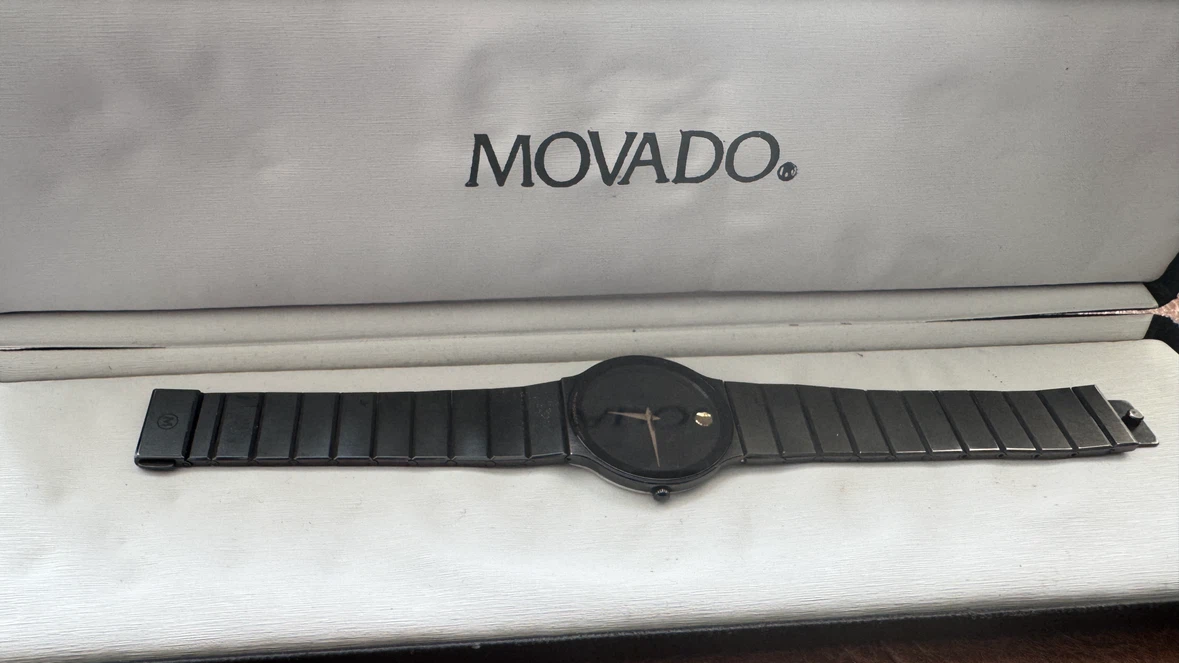 Movado Museum Black Watch