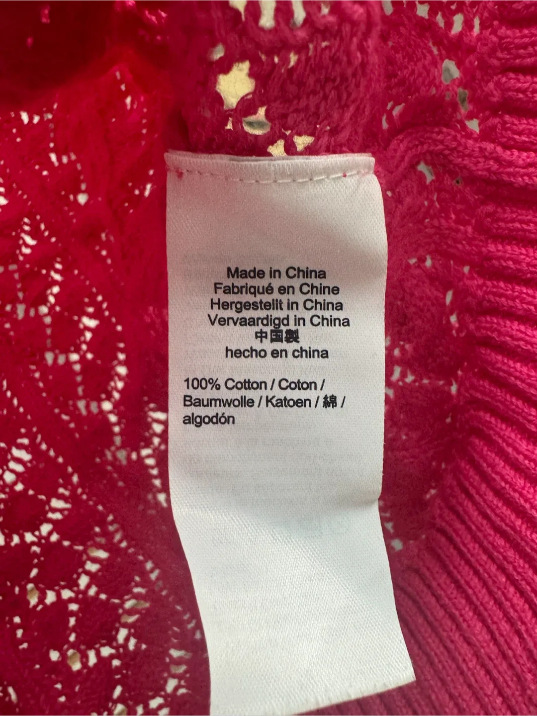 J.Crew Pink Crochet Button-Down Tank Top - photo 4