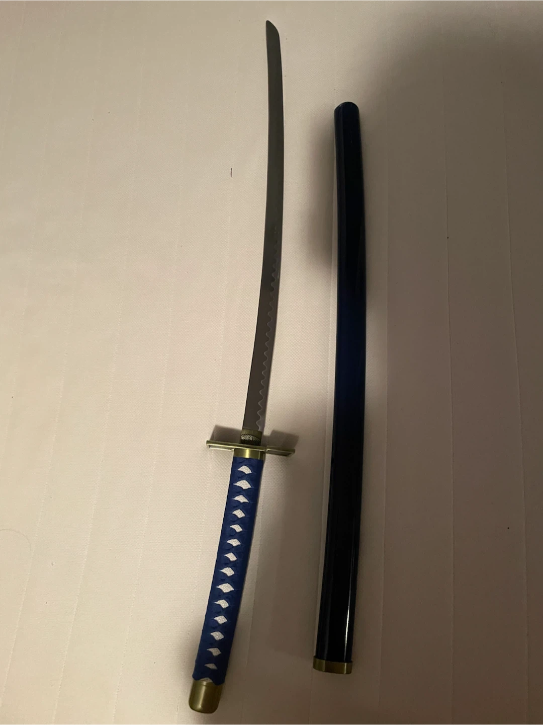 Blue Handle Decorative Katana