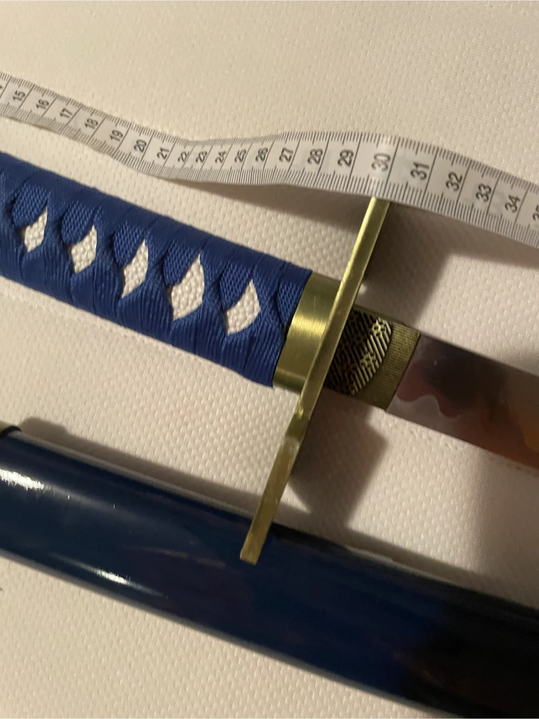 Blue Handle Decorative Katana - photo 3