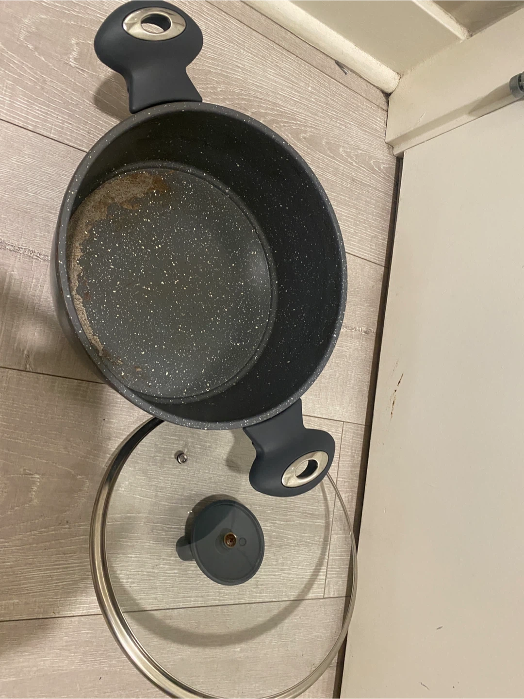 Non-stick stock pot with glass lid - photo 4