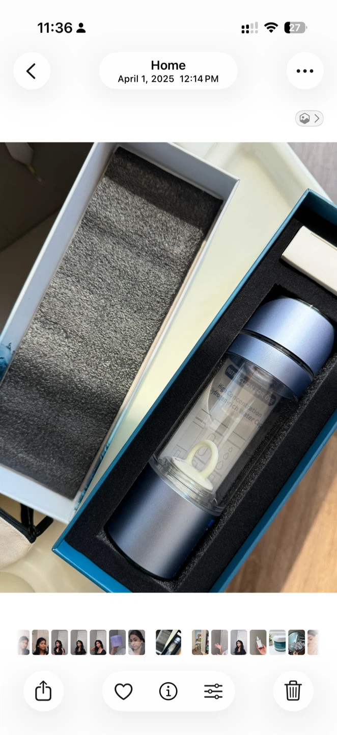 High Concentration Hydrogen-Rich Water Cup