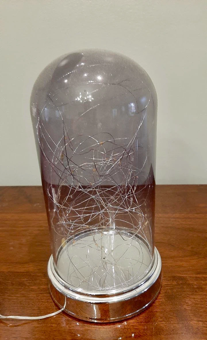 Glass Dome LED Fairy Light Table Lamp - photo 2