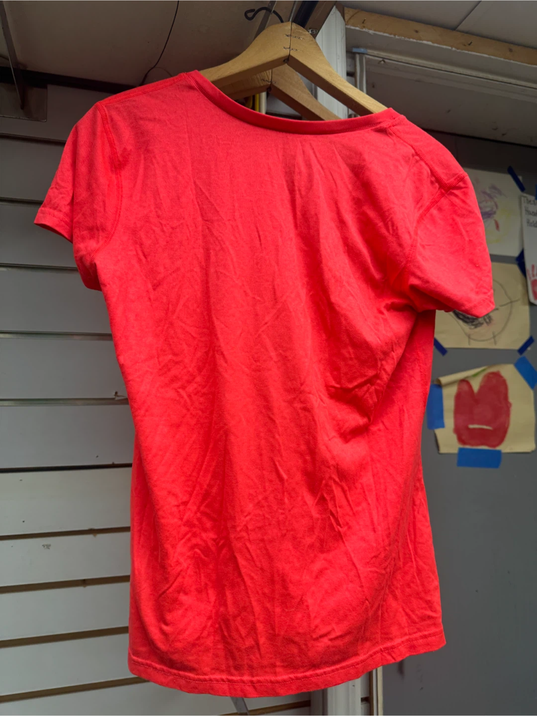 Nike Dri-FIT Red V-Neck T-Shirt - photo 5