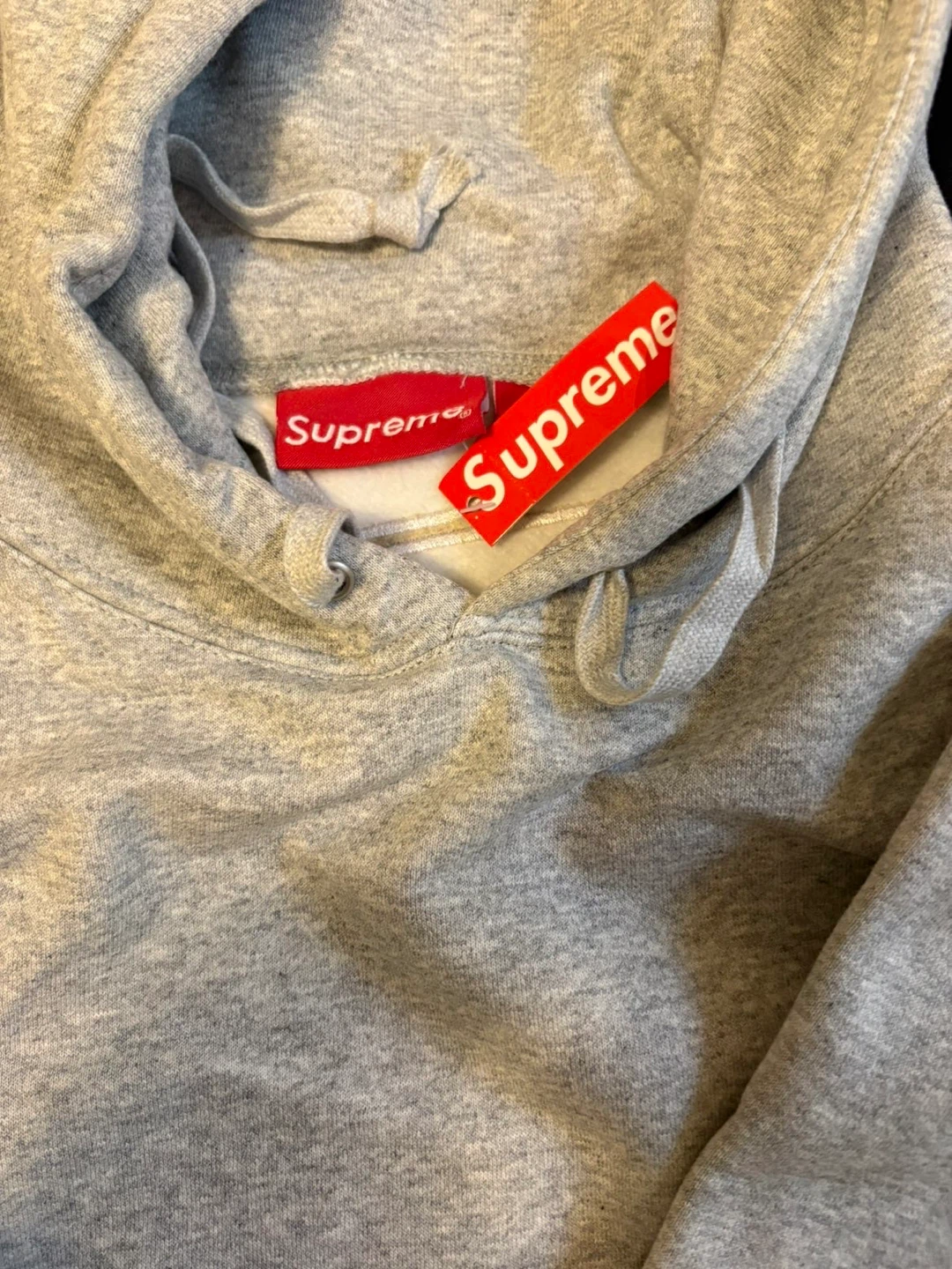 Supreme Hoodie Grey - photo 3