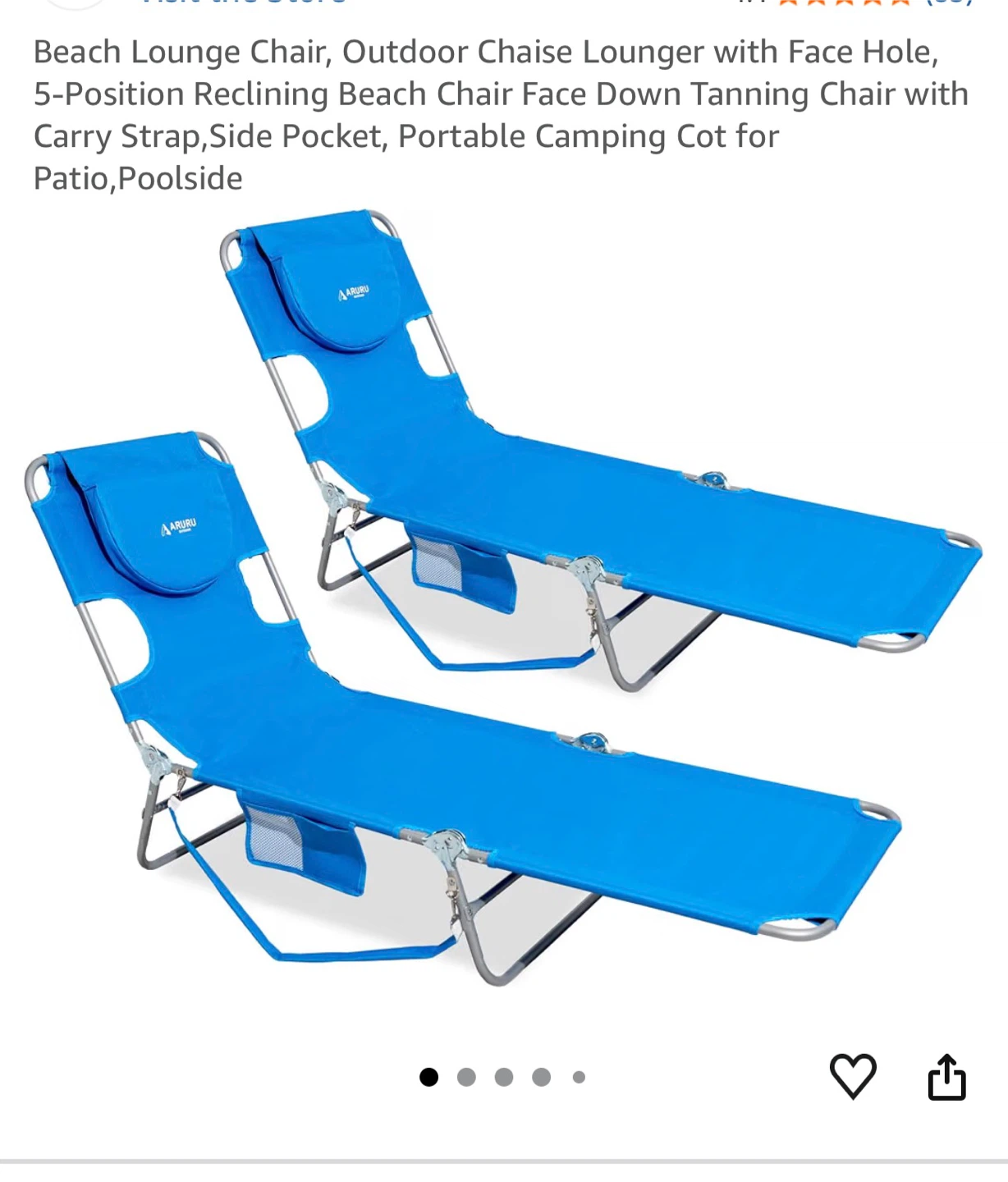 Aruru Beach Lounge Chair