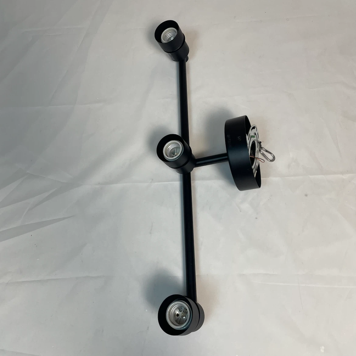 Artika Haze Modern 3-Light Bathroom Vanity Light – Black Glass - photo 5