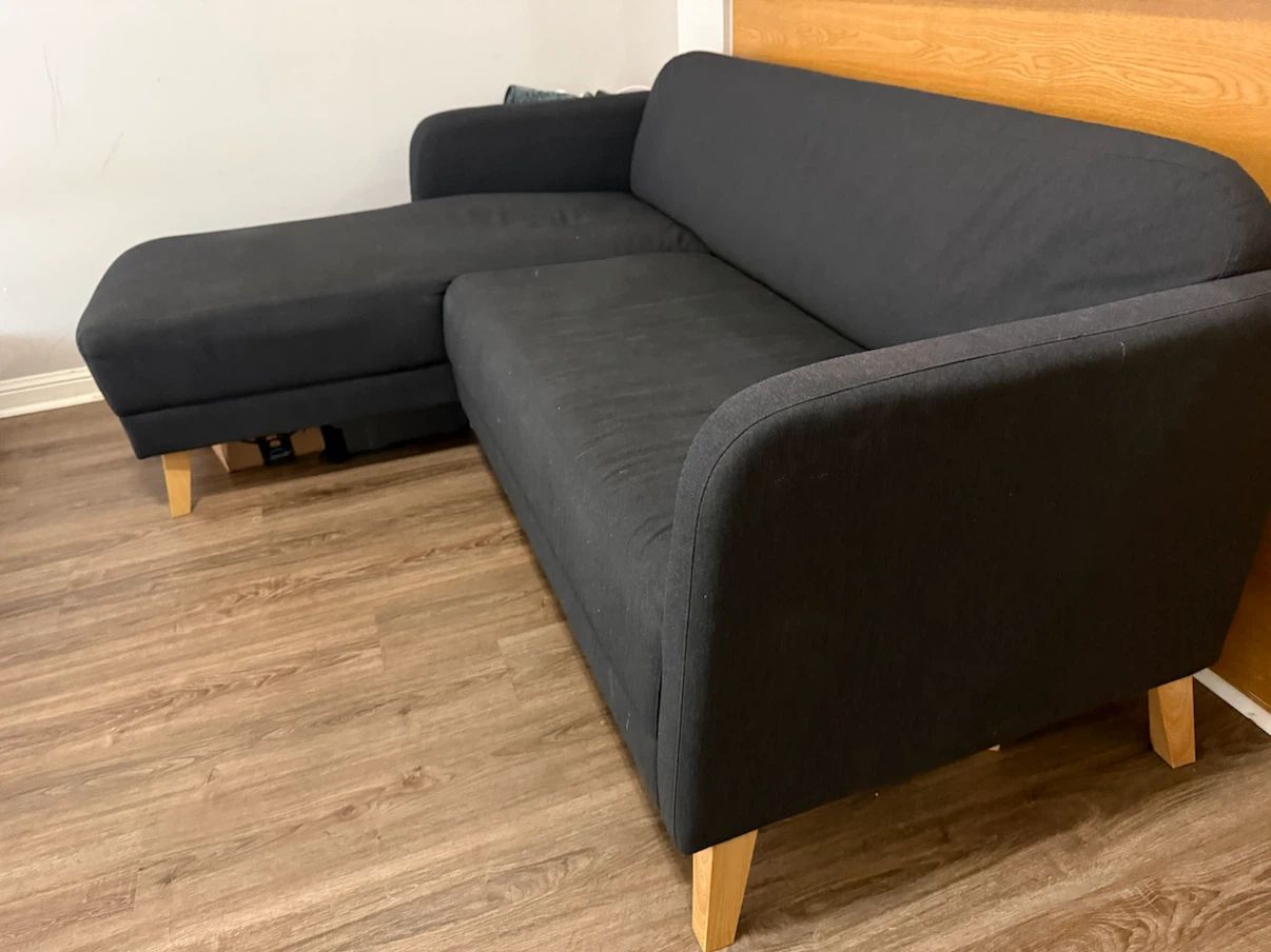 IKEA Dark Grey Sectional Sofa