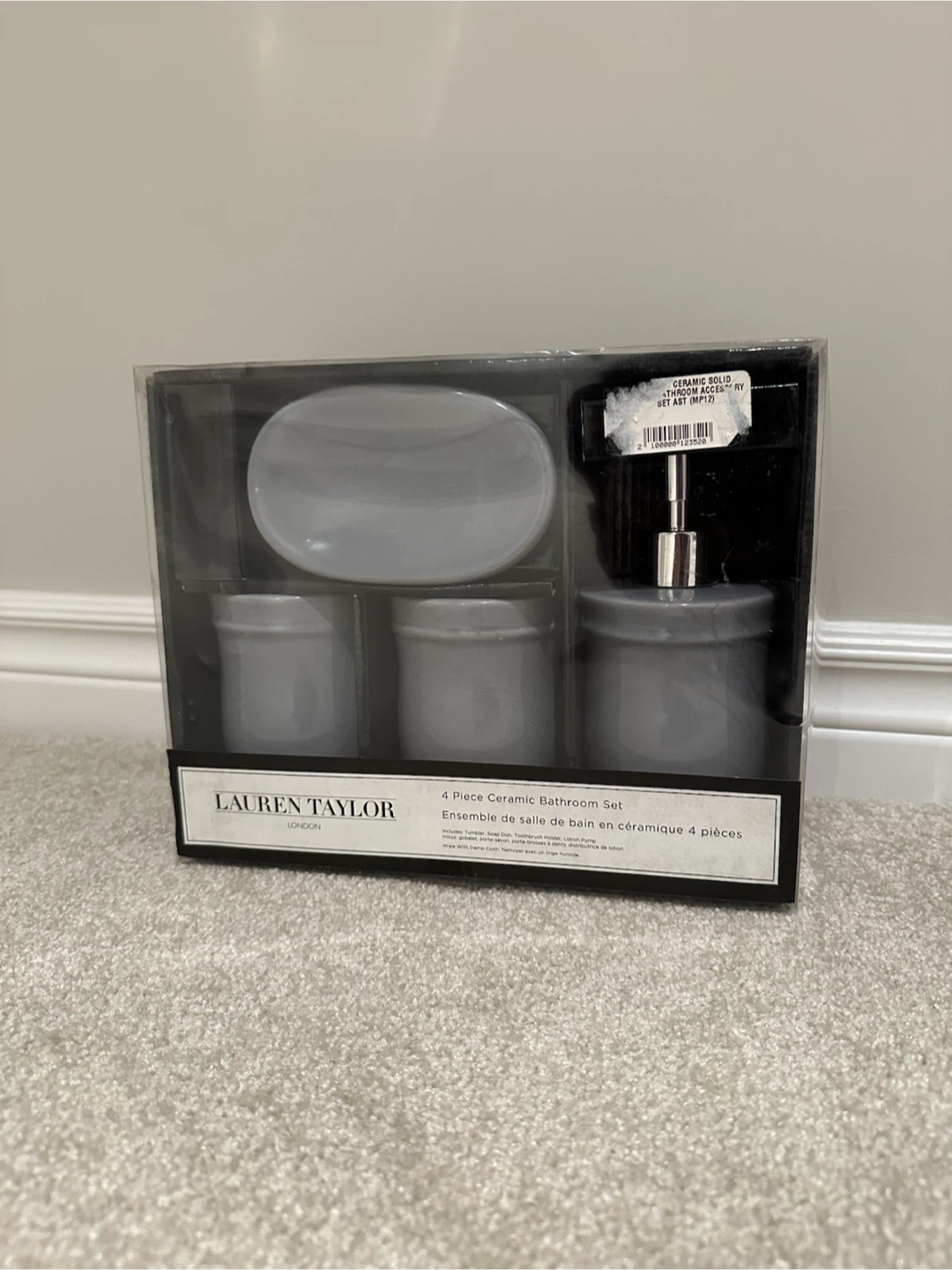 4-Piece Ceramic Bathroom Set - photo 2