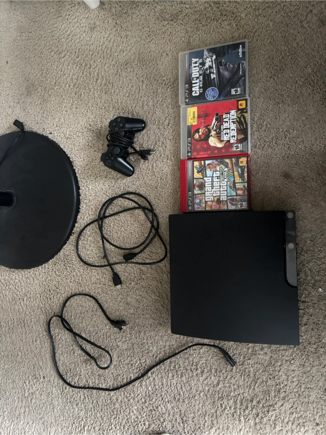 PlayStation 3 Console with Controller and Games