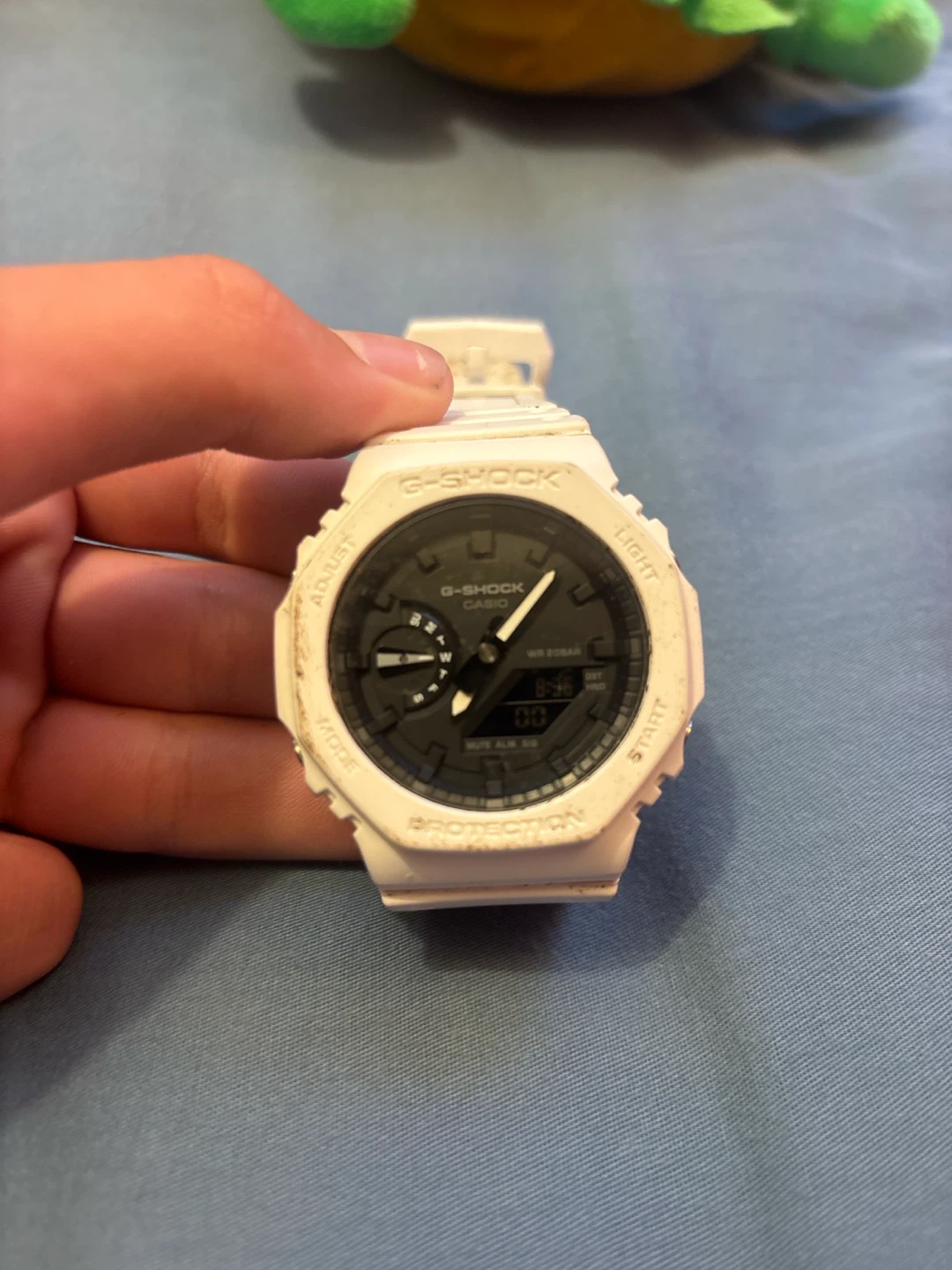Casio G-Shock White Analog-Digital Watch