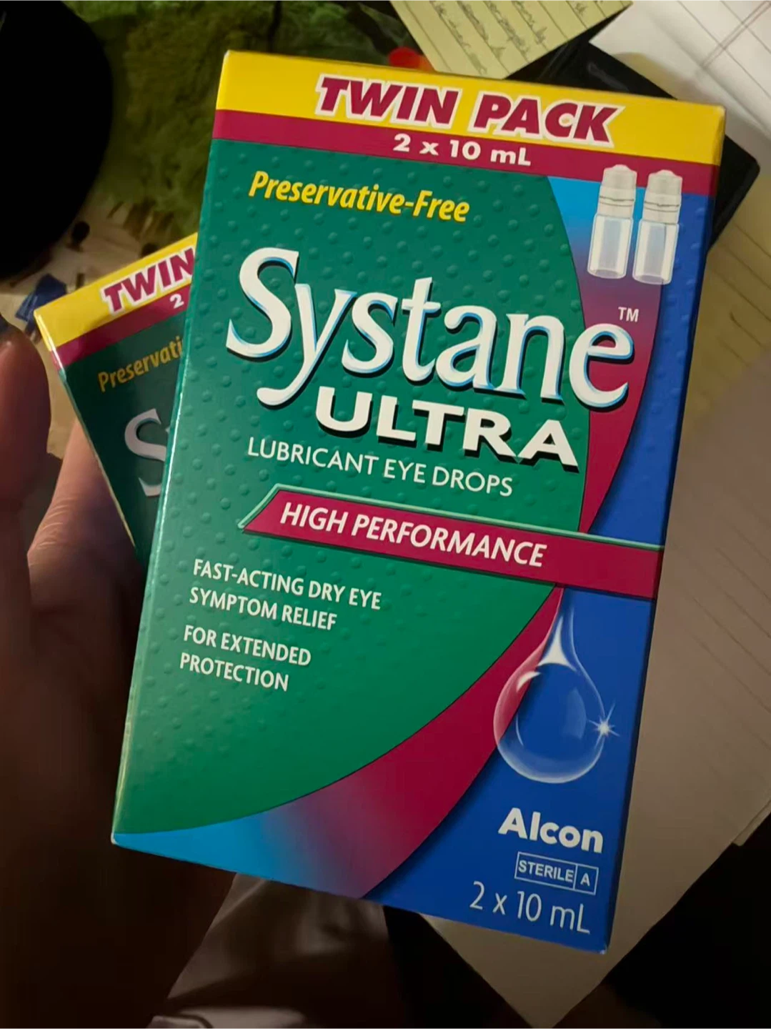Systane Ultra Lubricant Eye Drops Twin Pack