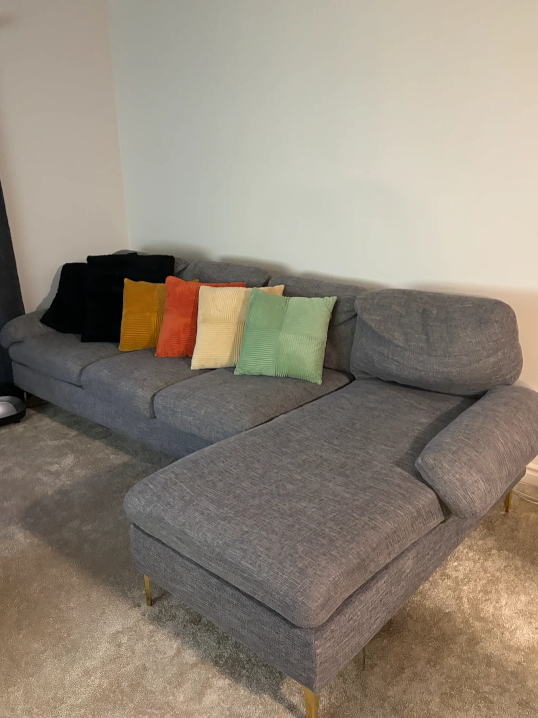 Grey sectional sofa - photo 2