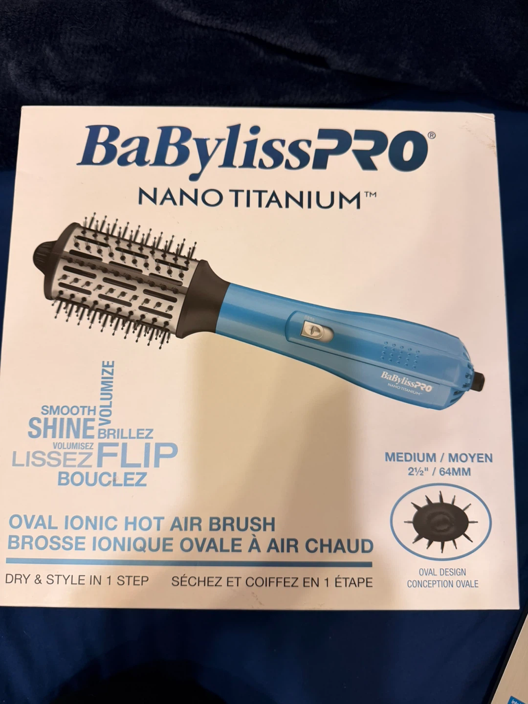 BaBylissPRO Nano Titanium 2.5” Hot Air Styler