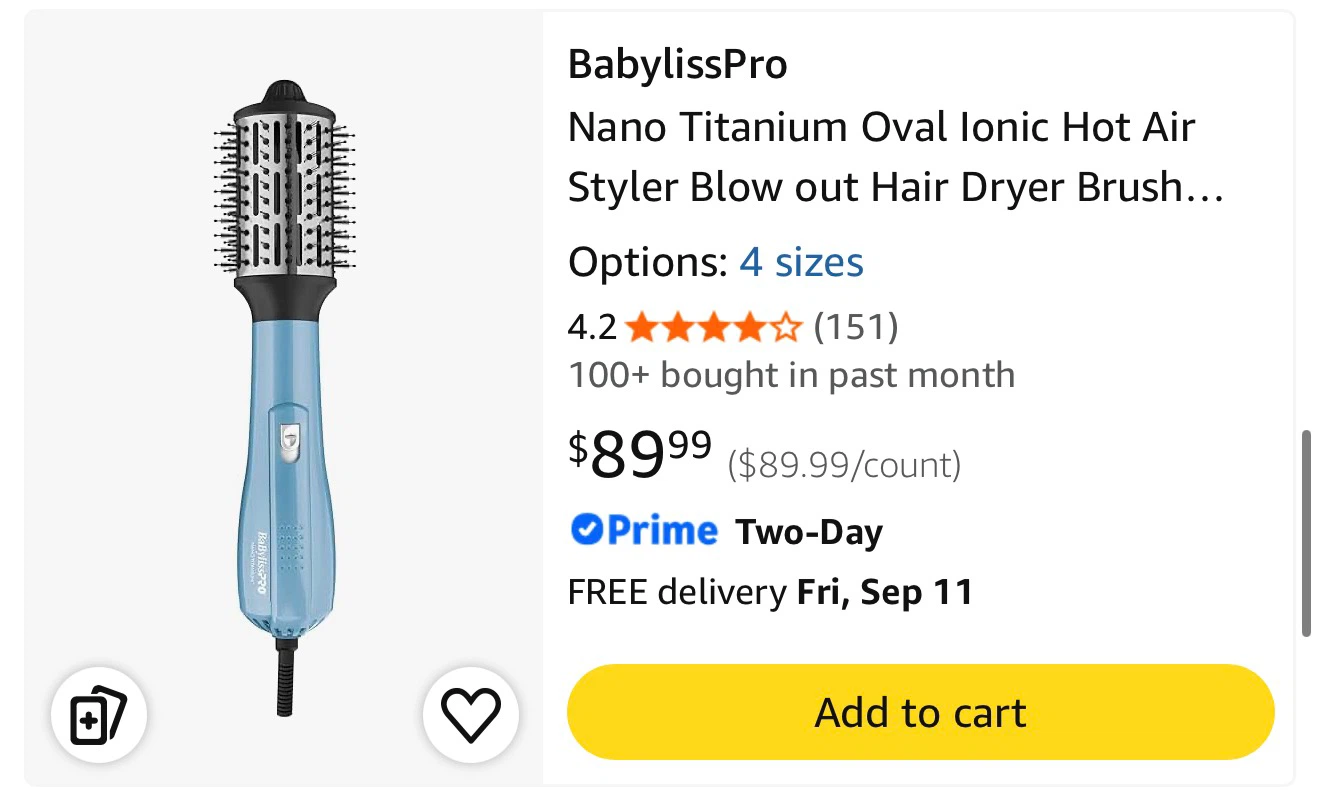 BaBylissPRO Nano Titanium 2.5” Hot Air Styler - photo 3