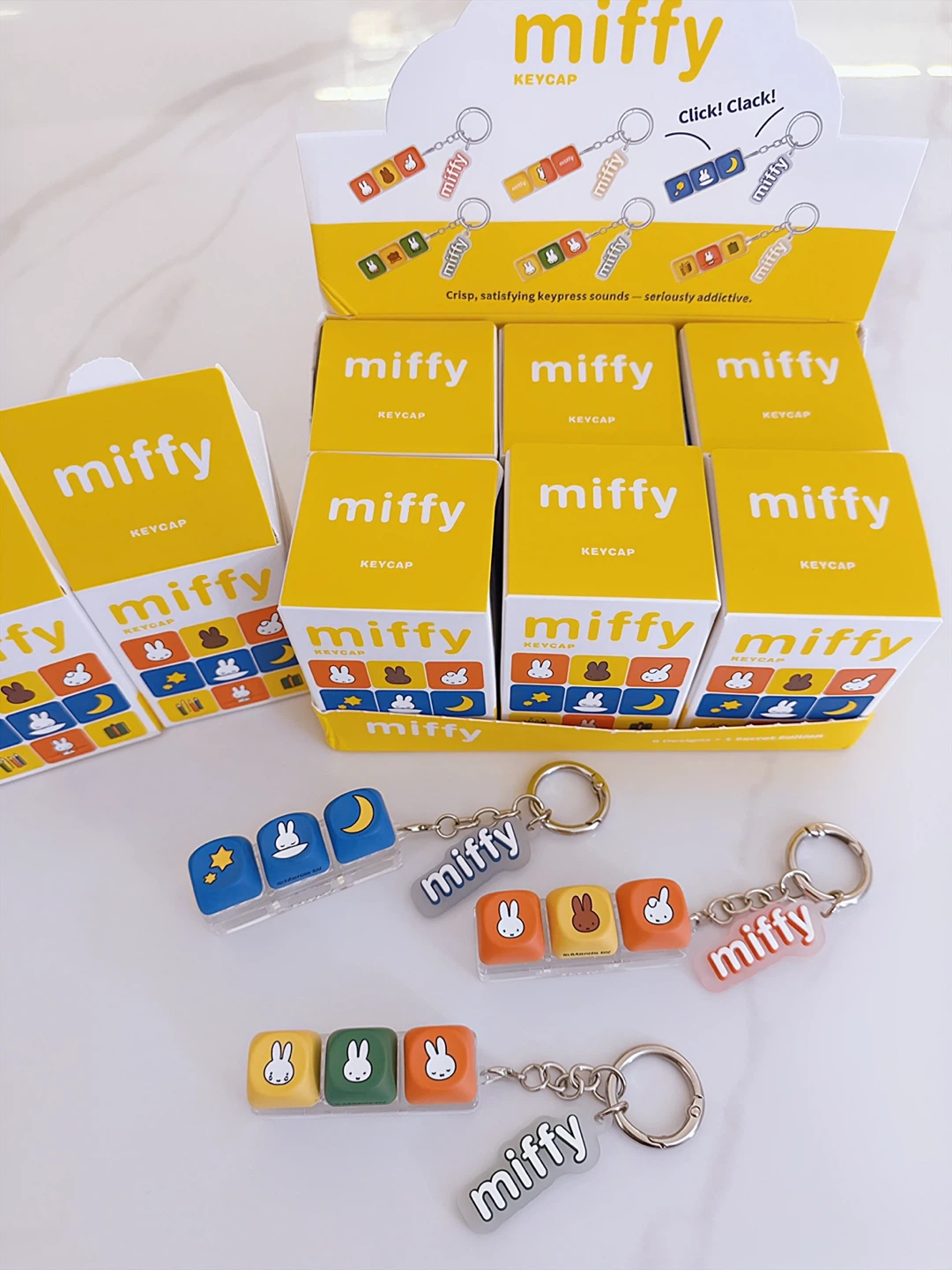 Miffy Clicker Keychain - BRAND NEW!