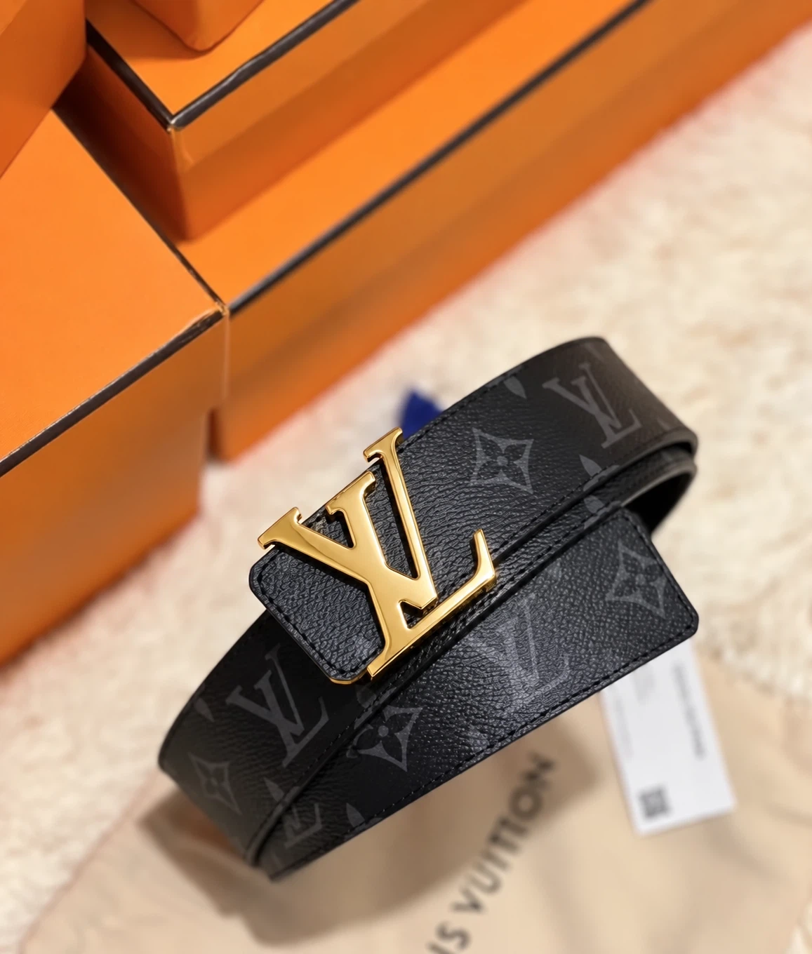 Louis Vuitton Monogram Eclipse Belt