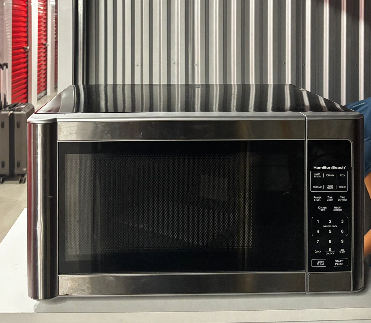 Hamilton Beach Stainless Steel Microwave - photo 2