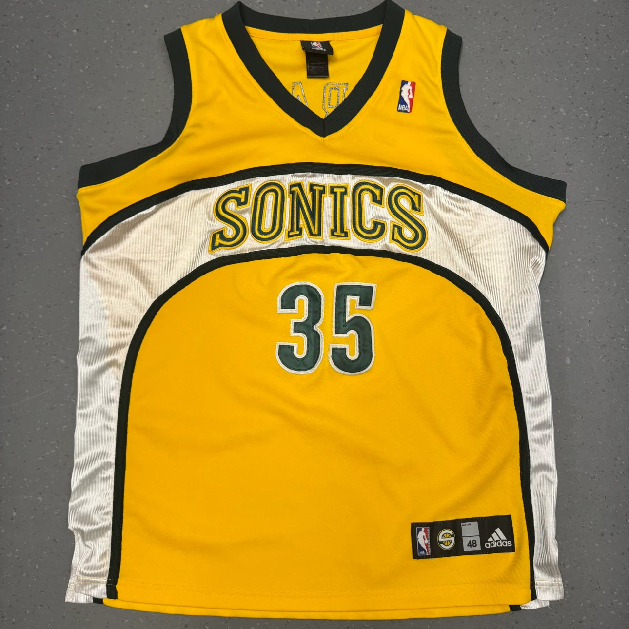 Adidas Kevin Durant Seattle SuperSonics Jersey