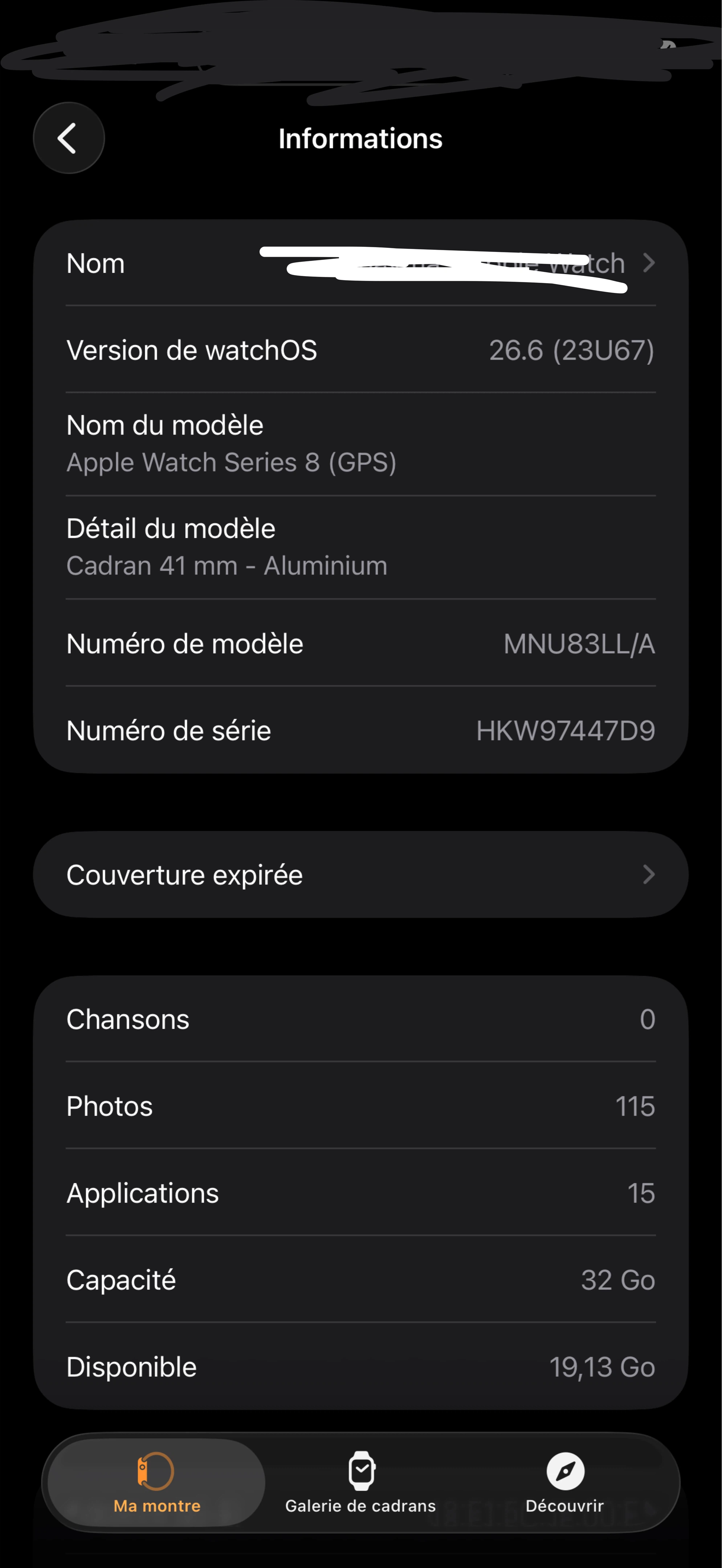 Apple Watch Series 8 41mm Midnight Aluminum - photo 2